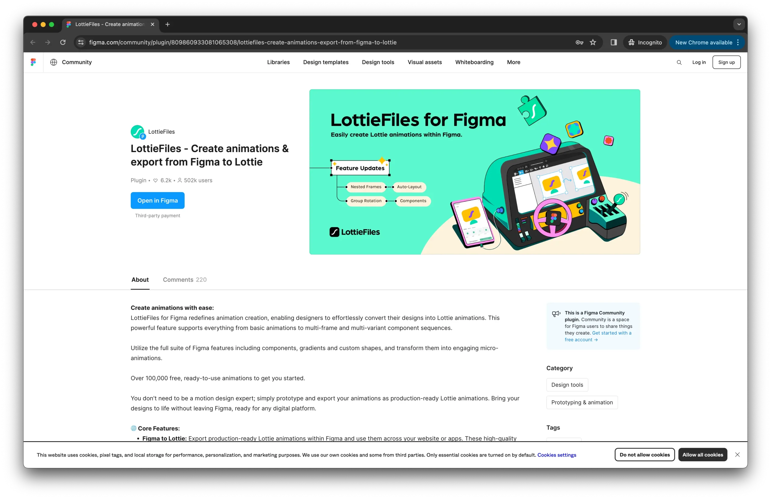Lottie Files figma plugin