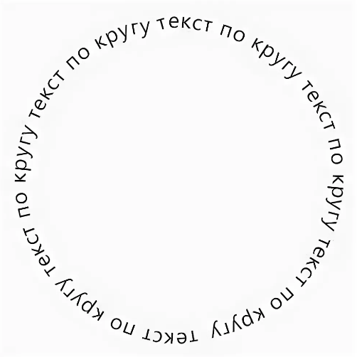 Изображение с текстом по кругу