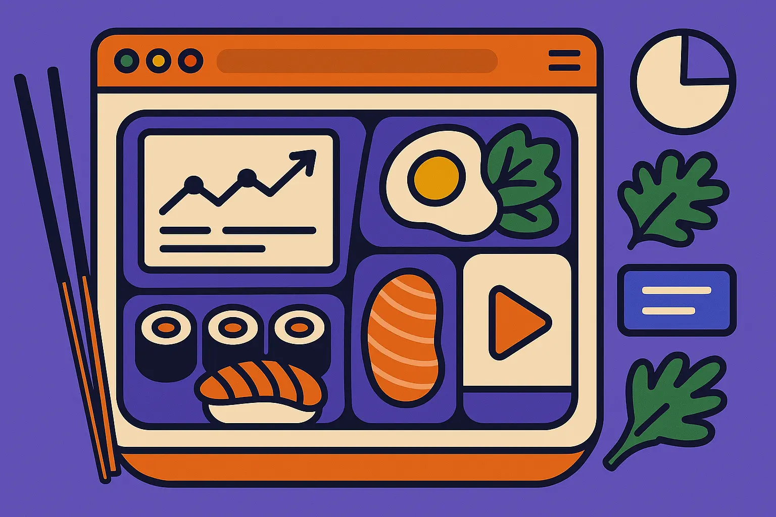 Японский стиль в веб дизайне: Bento-подход к UI